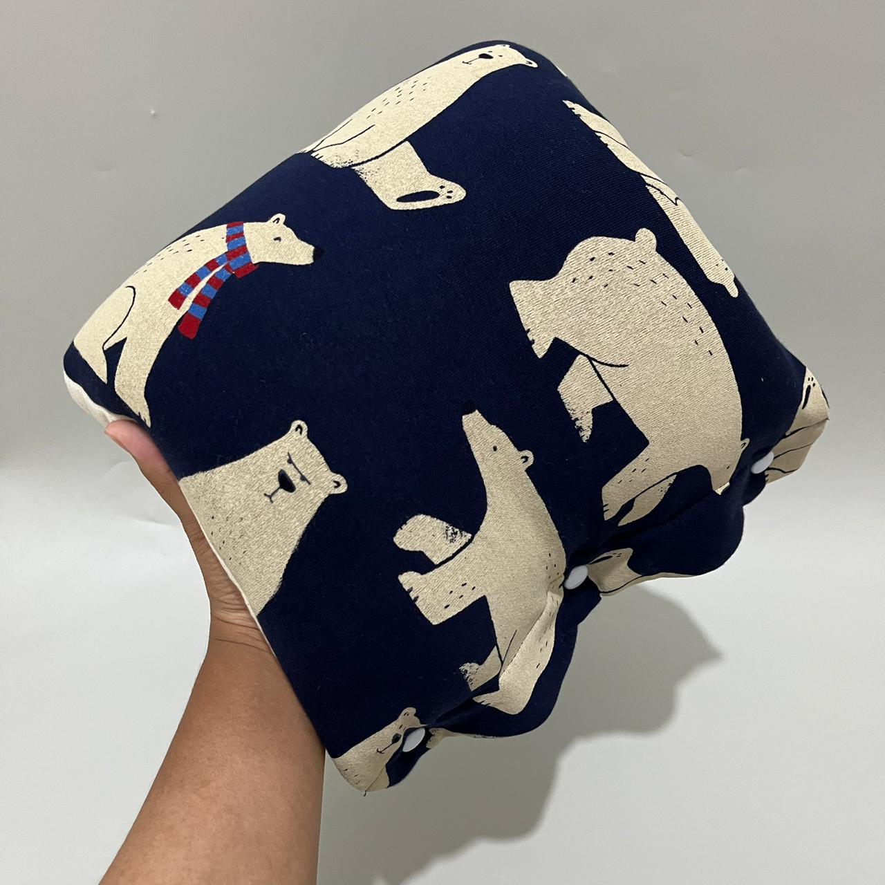 TRAVEL NURSING ARM PILLOW_⁠B7292_BERUANG NAVY