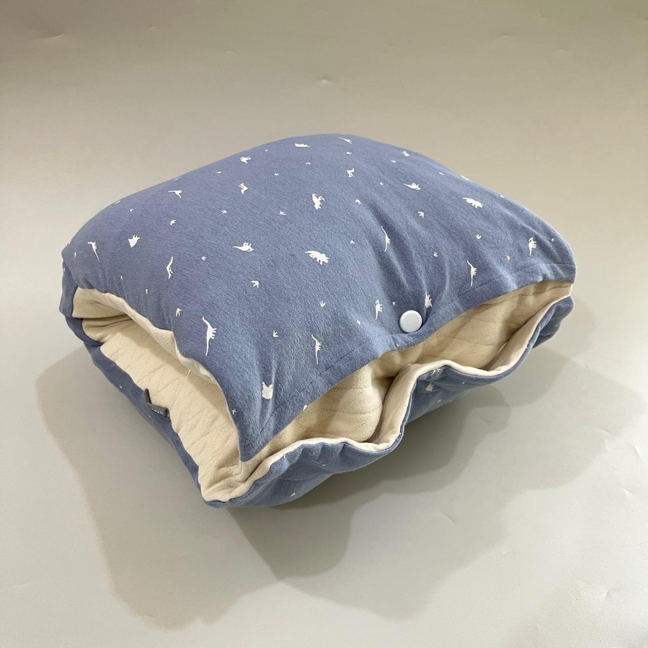 TRAVEL NURSING ARM PILLOW_⁠B7343_MINI DINO DENIM (KAOS)