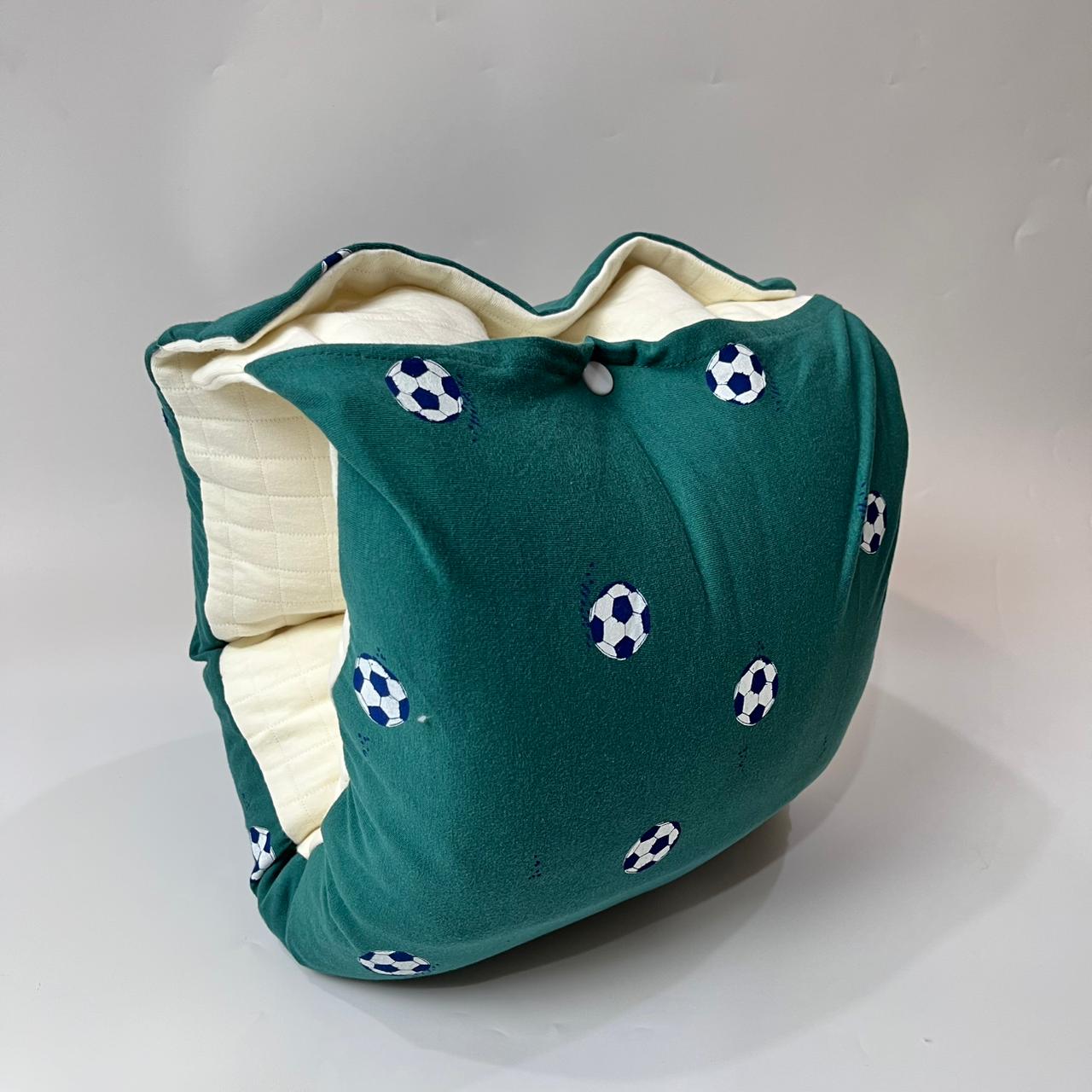 TRAVEL NURSING ARM PILLOW_⁠B7479_BOLA HIJAU (KAOS)