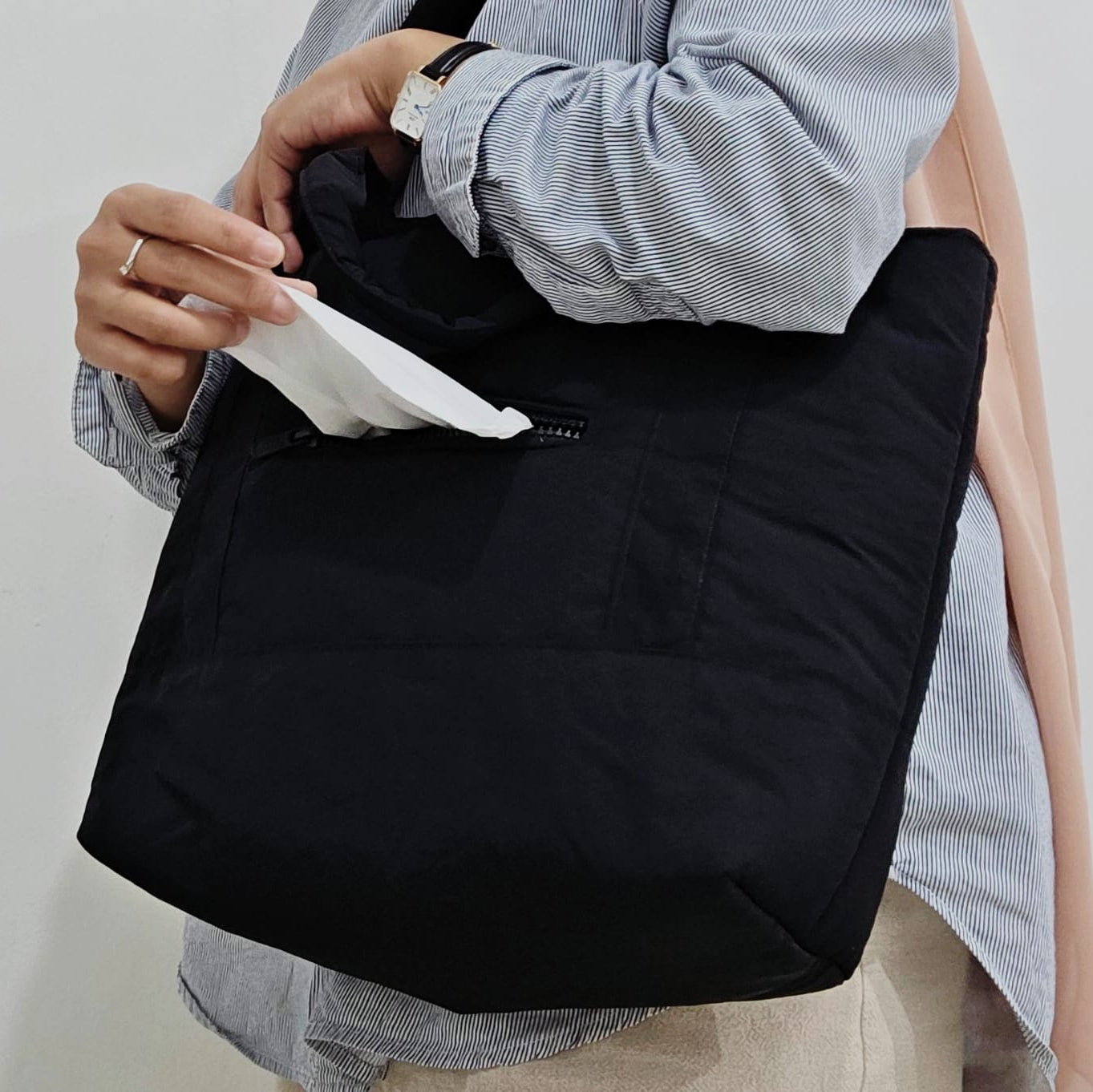 MTB - MEDIUM TOTE BAG_BLACK