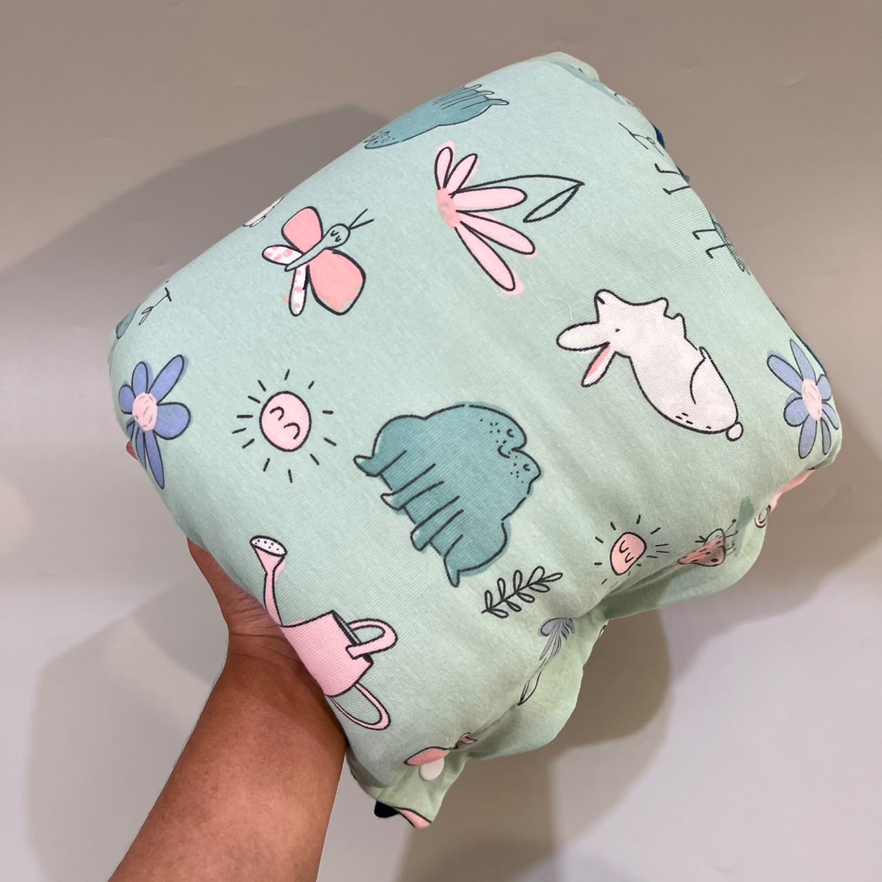TRAVEL NURSING ARM PILLOW_KELINCI TOSCA EMBOS BIRU (KAOS)