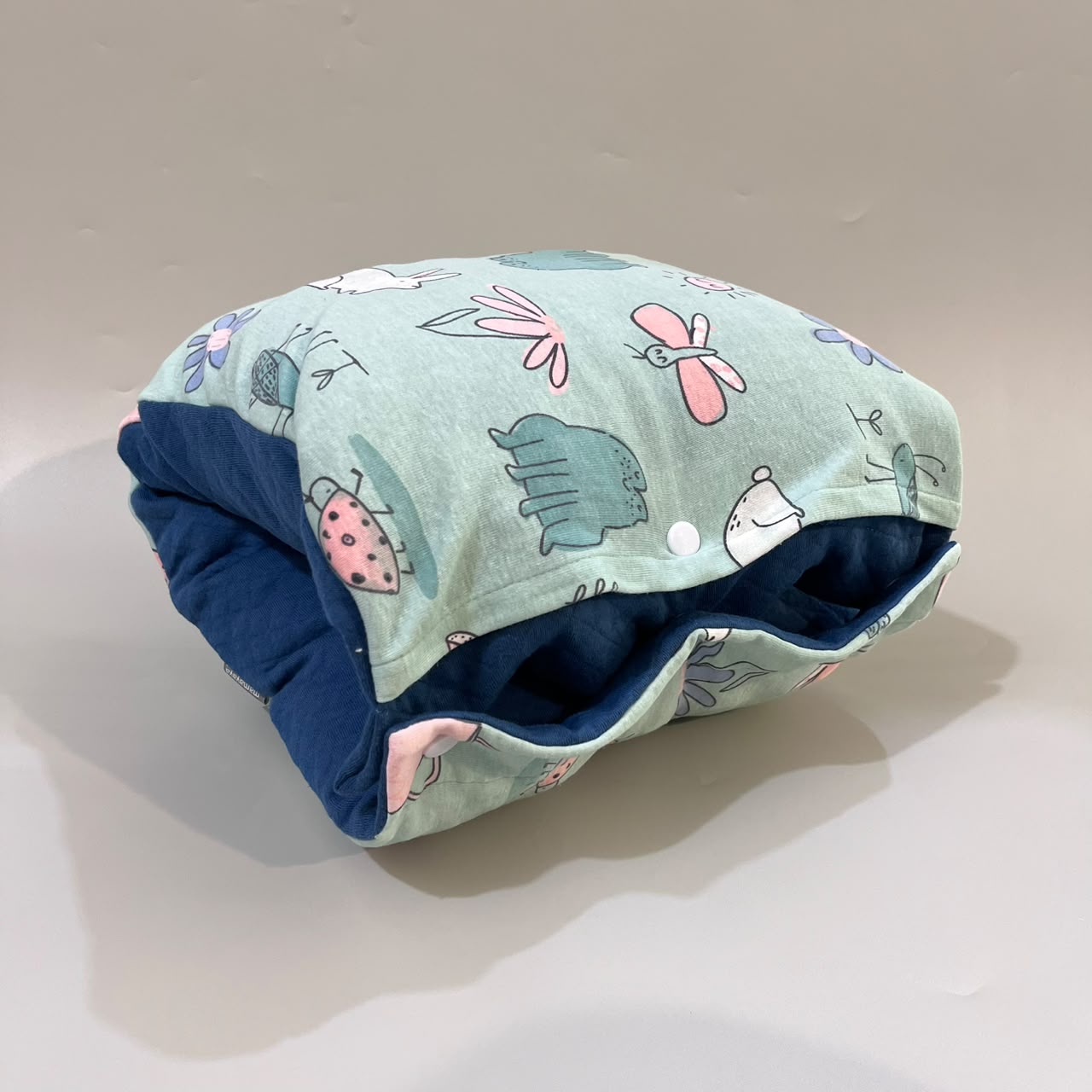TRAVEL NURSING ARM PILLOW_KELINCI TOSCA EMBOS BIRU (KAOS)