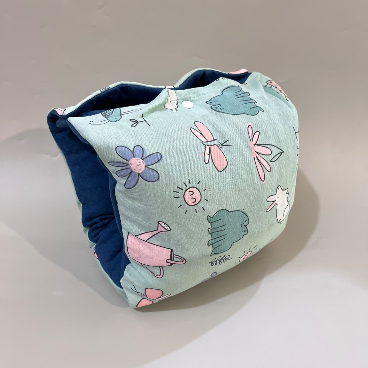 TRAVEL NURSING ARM PILLOW_KELINCI TOSCA EMBOS BIRU (KAOS)