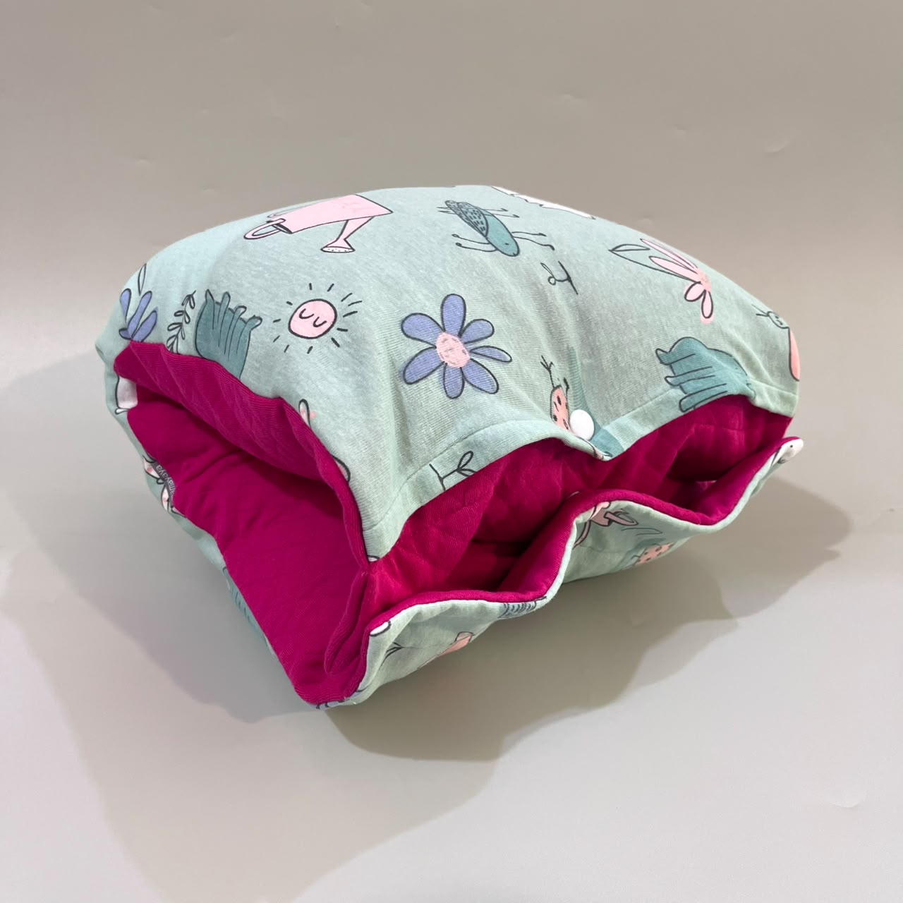 TRAVEL NURSING ARM PILLOW_KELINCI TOSCA EMBOS PINK (KAOS)