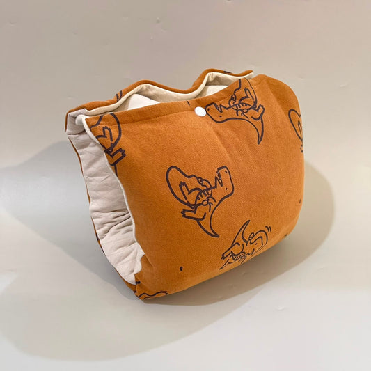TRAVEL NURSING ARM PILLOW_DINO MUSTARD (KAOS)