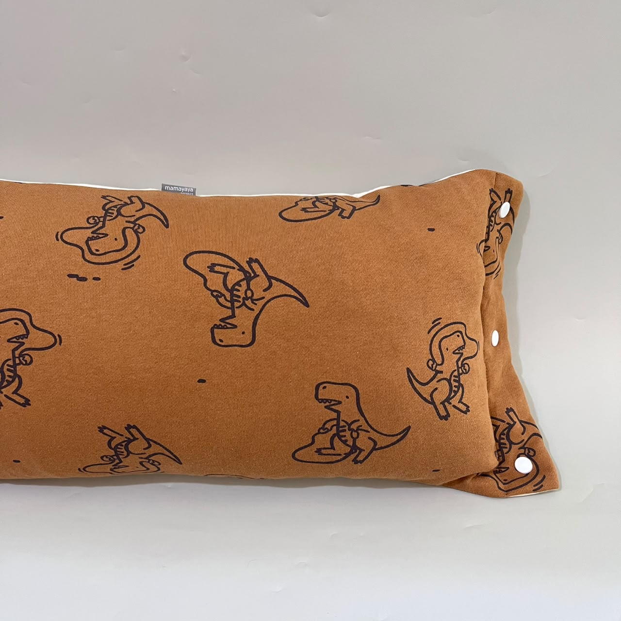 TRAVEL NURSING ARM PILLOW_DINO MUSTARD (KAOS)