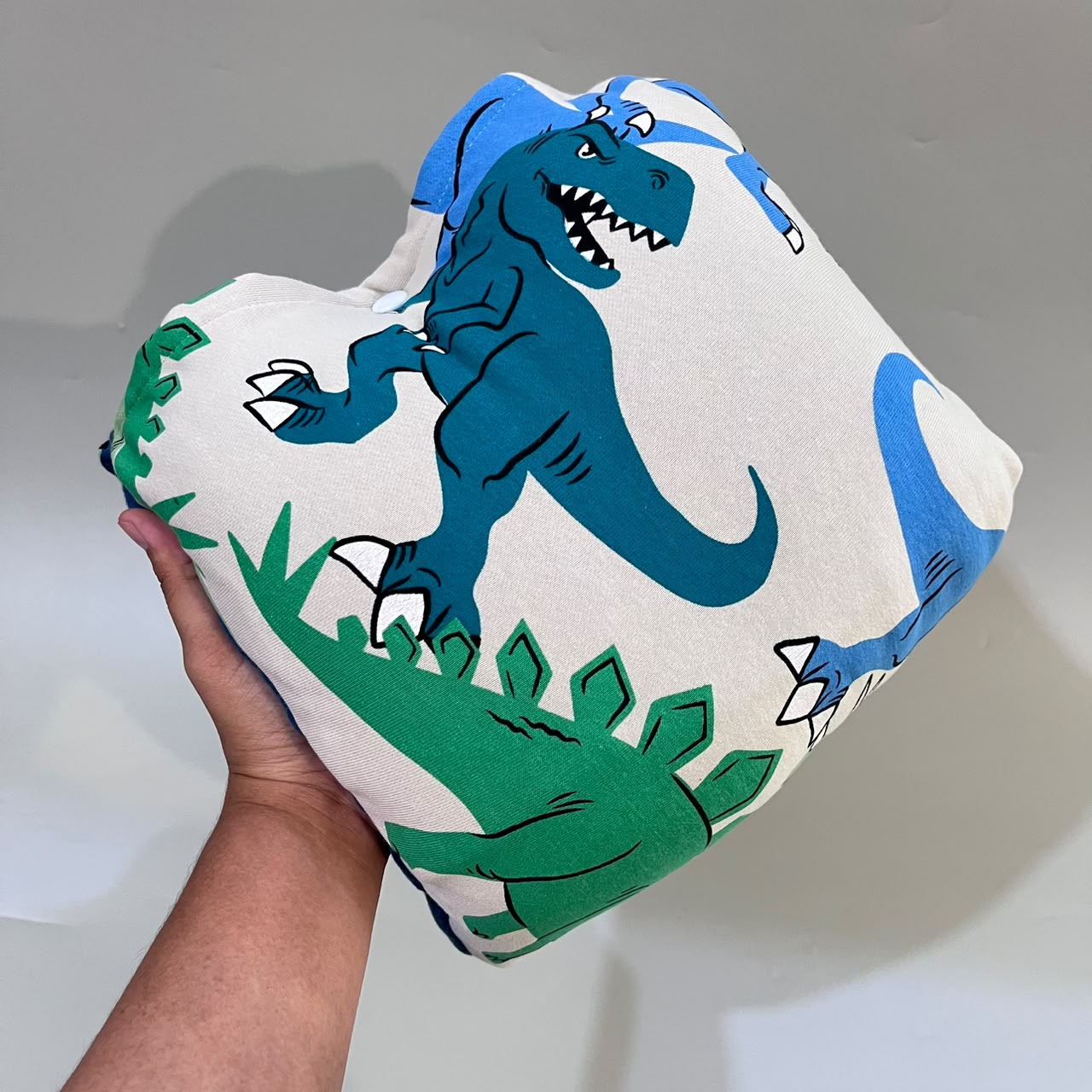 TRAVEL NURSING ARM PILLOW_DINO BIRU (KAOS)