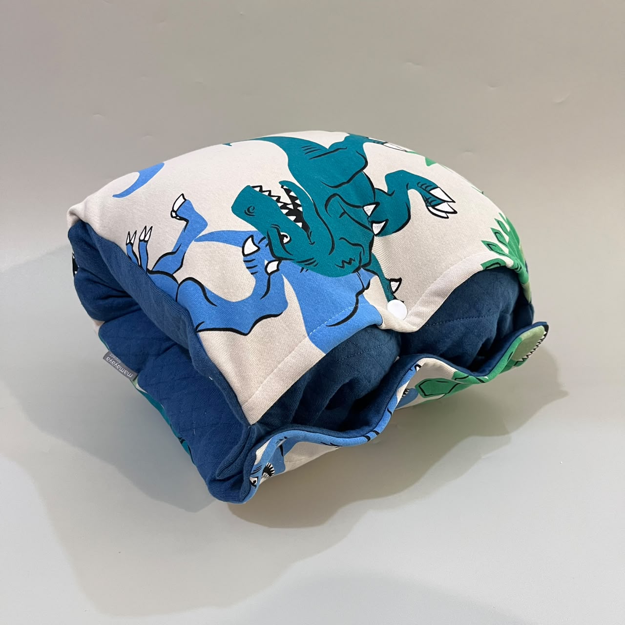 TRAVEL NURSING ARM PILLOW_DINO BIRU (KAOS)