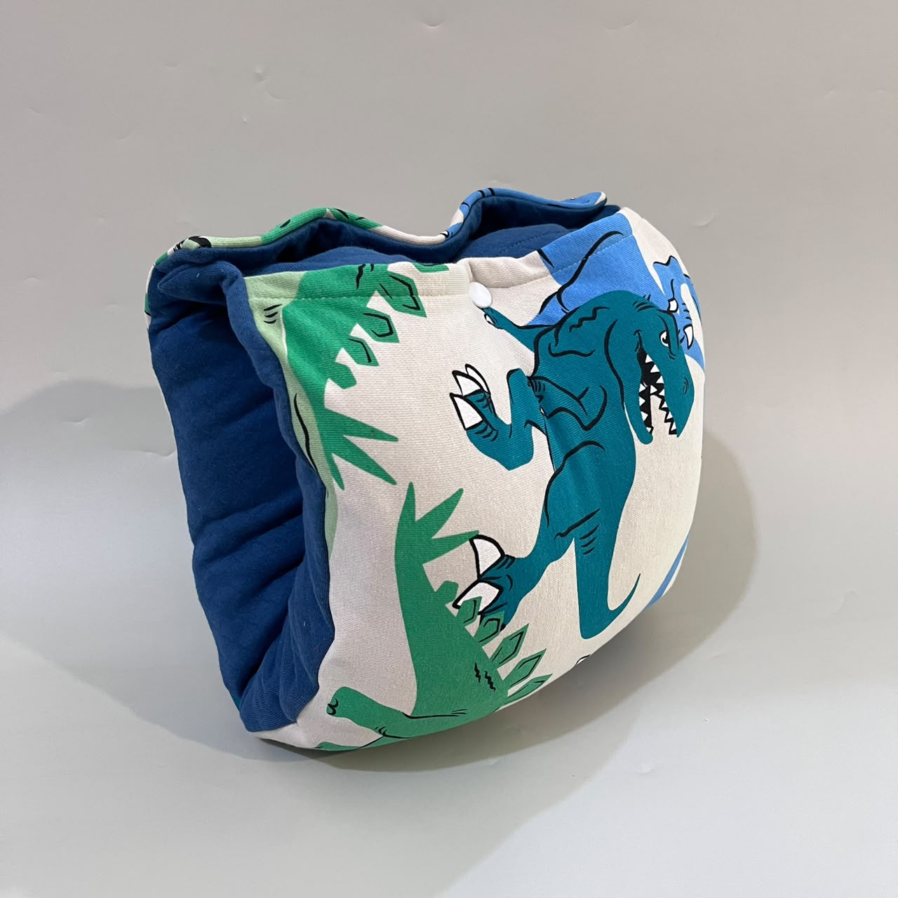 TRAVEL NURSING ARM PILLOW_DINO BIRU (KAOS)