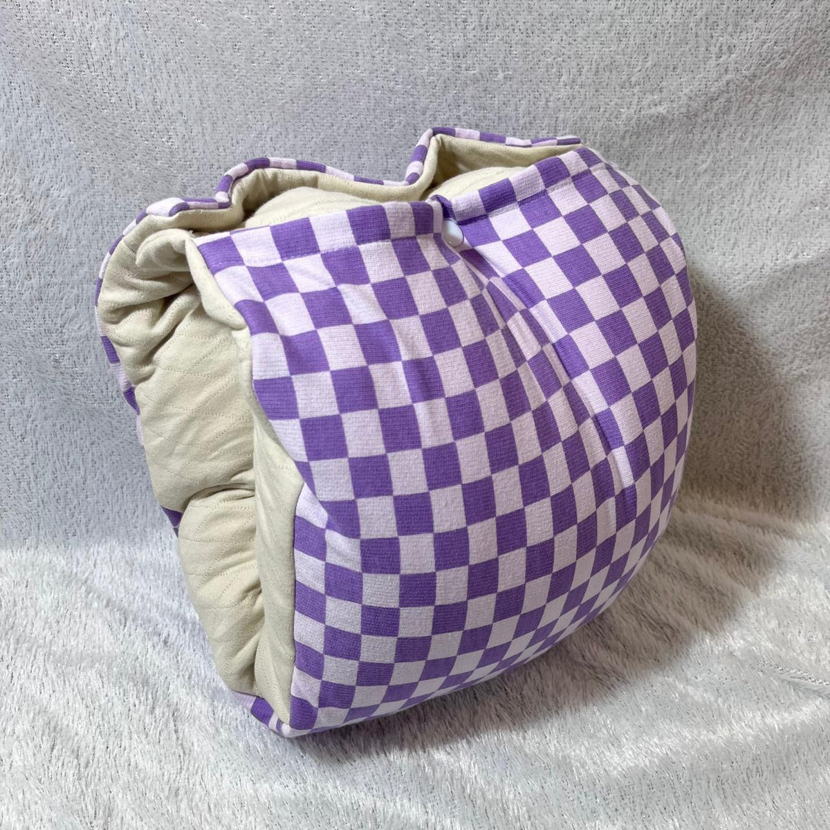 TRAVEL NURSING ARM PILLOW_KOTAK UNGU (KAOS)