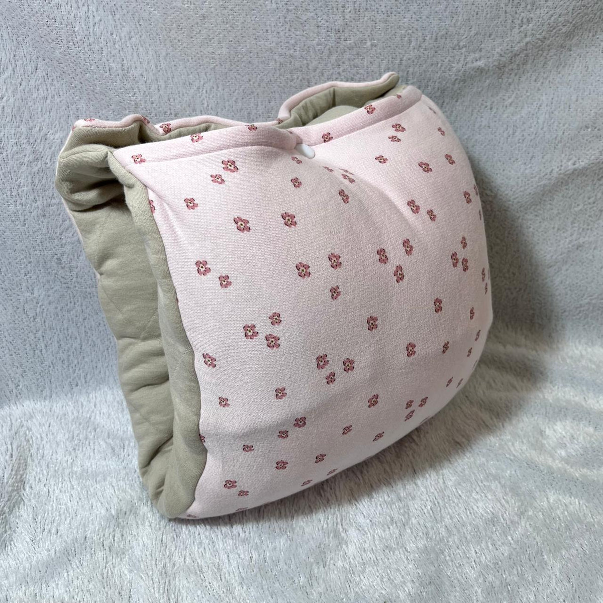 TRAVEL NURSING ARM PILLOW_BUNGA KECIL PINK (KAOS)