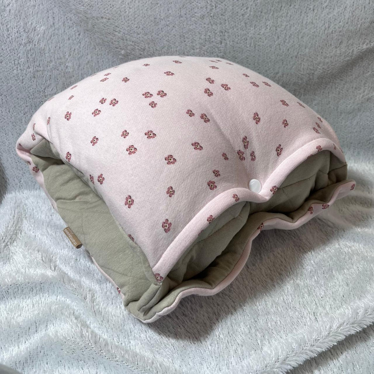 TRAVEL NURSING ARM PILLOW_BUNGA KECIL PINK (KAOS)