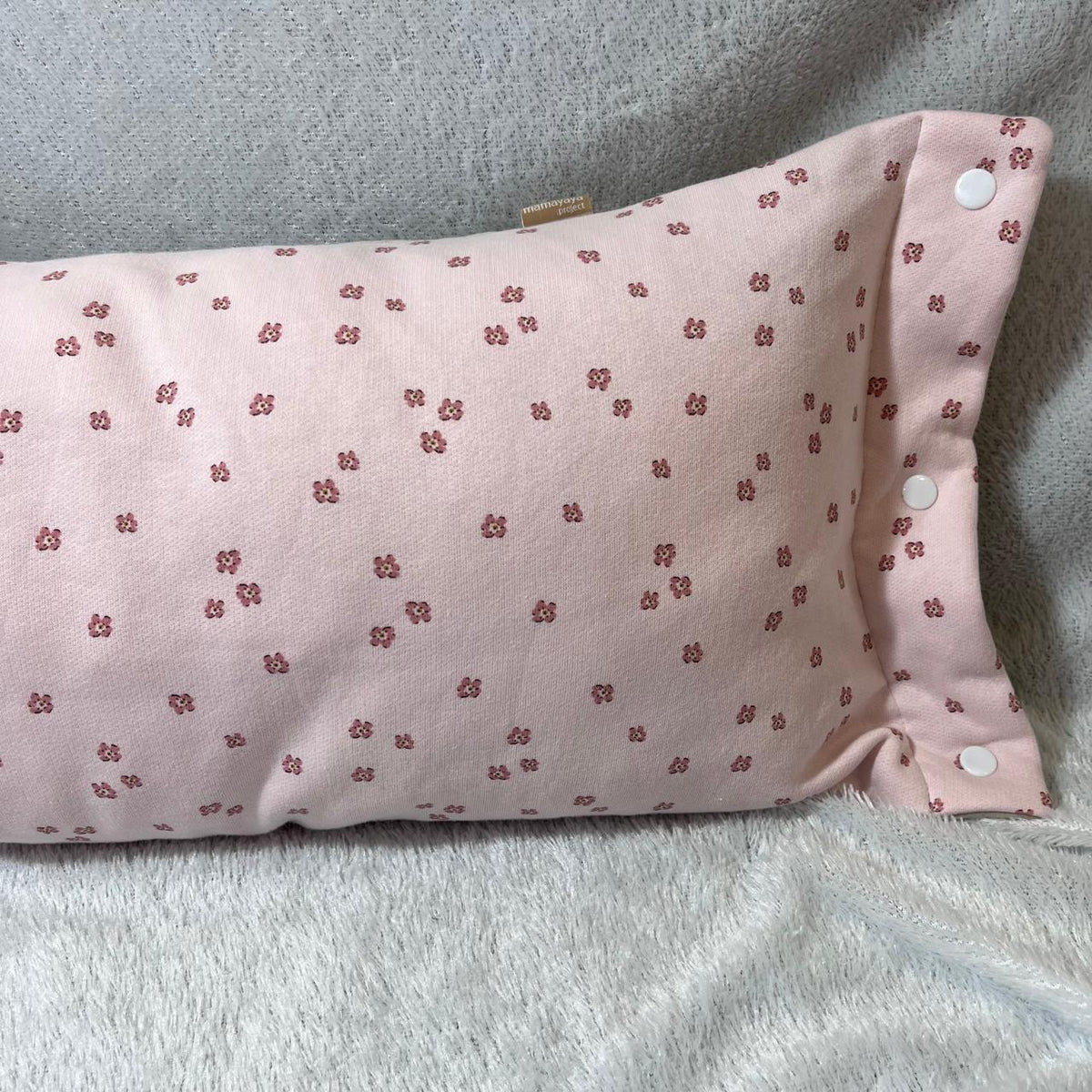 TRAVEL NURSING ARM PILLOW_BUNGA KECIL PINK (KAOS)