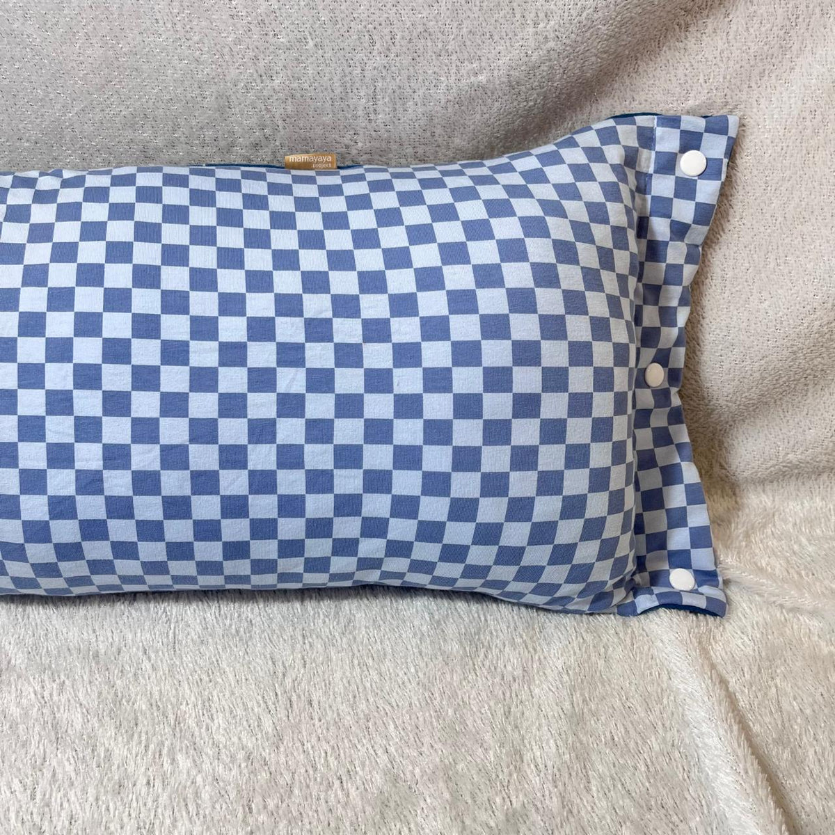 TRAVEL NURSING ARM PILLOW_KOTAK BIRU (KAOS)