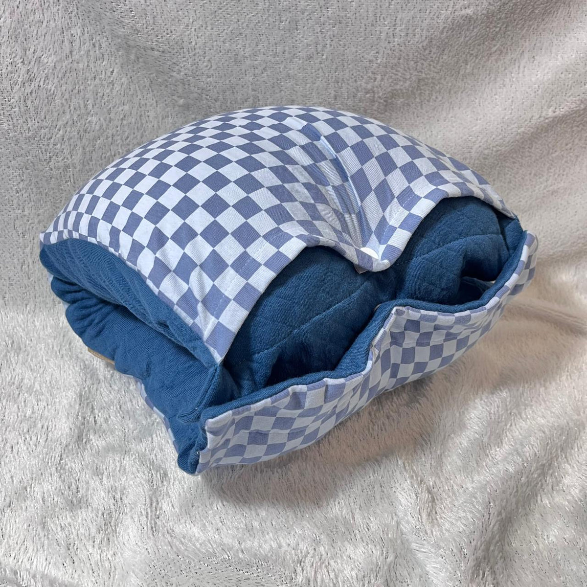TRAVEL NURSING ARM PILLOW_KOTAK BIRU (KAOS)