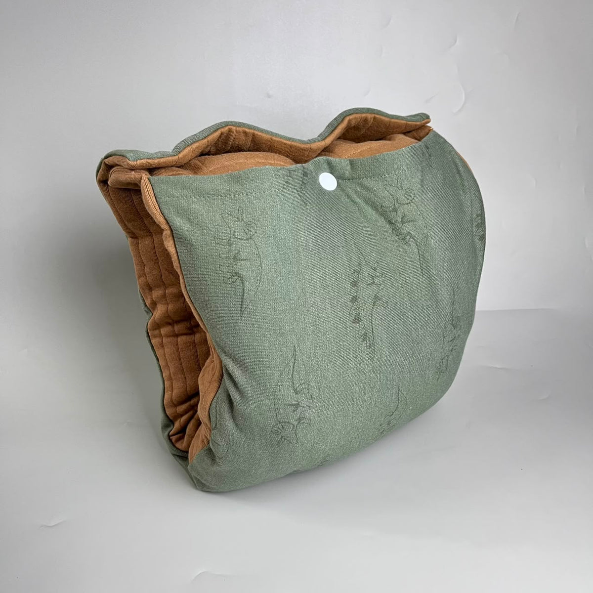 TRAVEL NURSING ARM PILLOW_SHADOW GREEN DINO (KAOS)