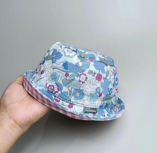 BUCKET HAT_A4264_BUNGA ANEMONE HIJAU_48