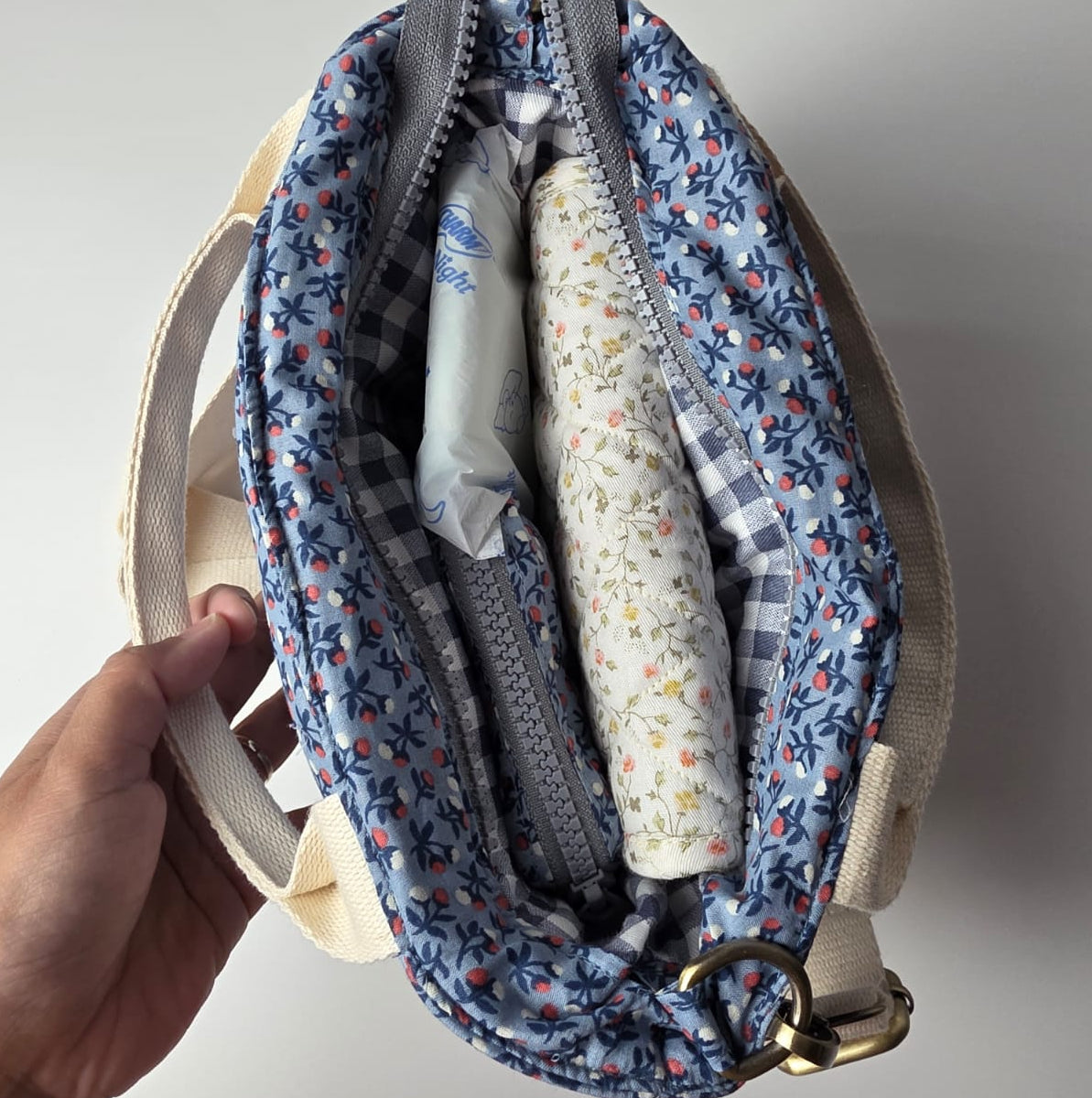 STB - SMALL TOTE BAG_CHERRY BLUE