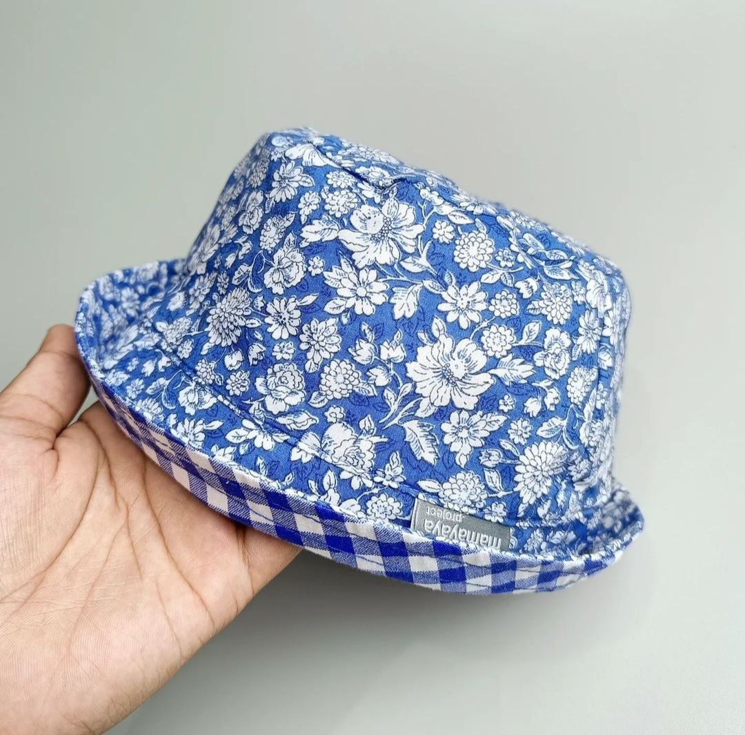 BUCKET HAT_A4259_BUNGA ASTER BIRU_56