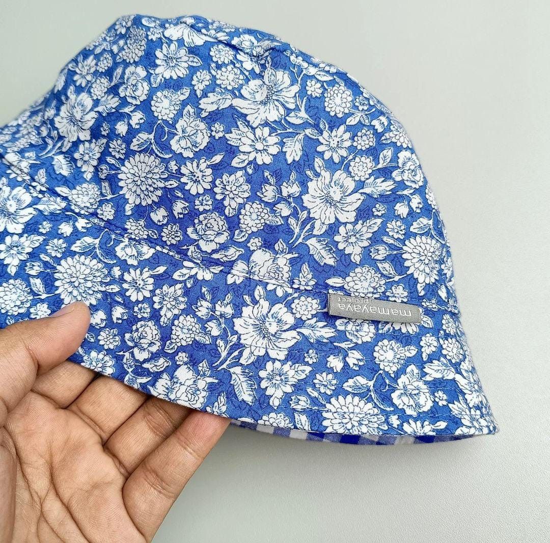 BUCKET HAT_A4259_BUNGA ASTER BIRU_50