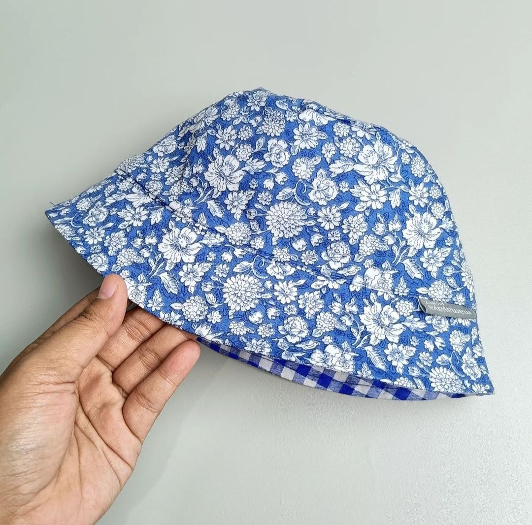 BUCKET HAT_A4259_BUNGA ASTER BIRU_56