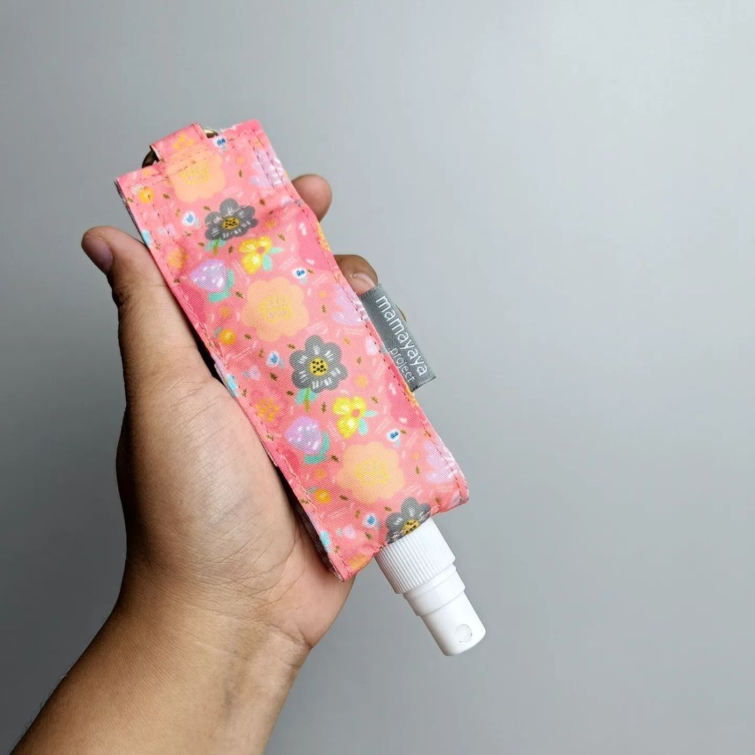 HAND SANITIZER HOLDER_C3181_AYANA SALMON PINK_MILKY