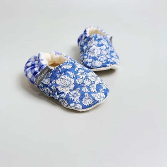 BABY SHOES_A4259_BUNGA ASTER BIRU_(6-9)