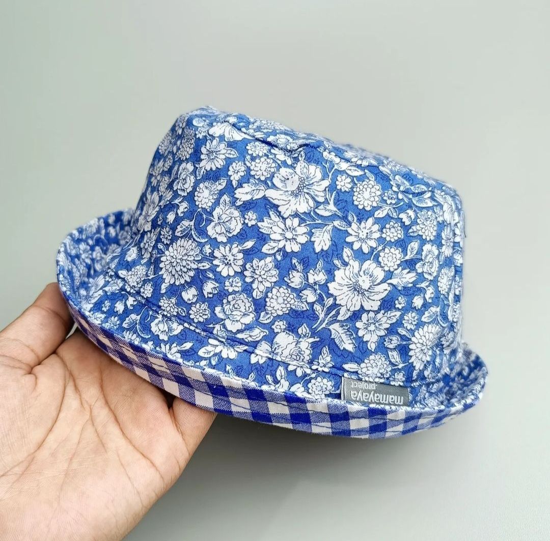 BUCKET HAT_A4259_BUNGA ASTER BIRU_56