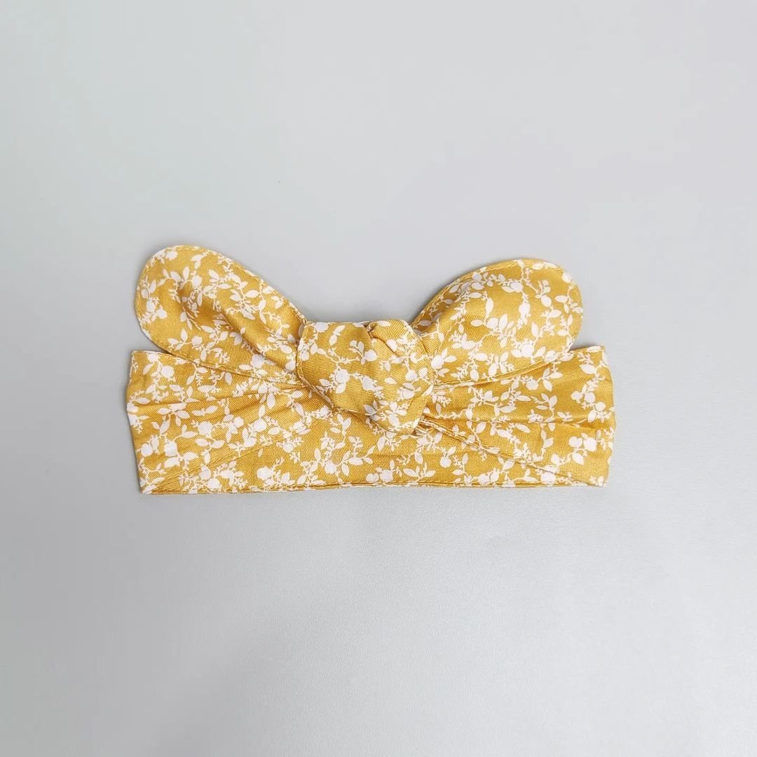 TOP KNOT HEADBAND_A3184_BUNGA CENGKEH MUSTARD