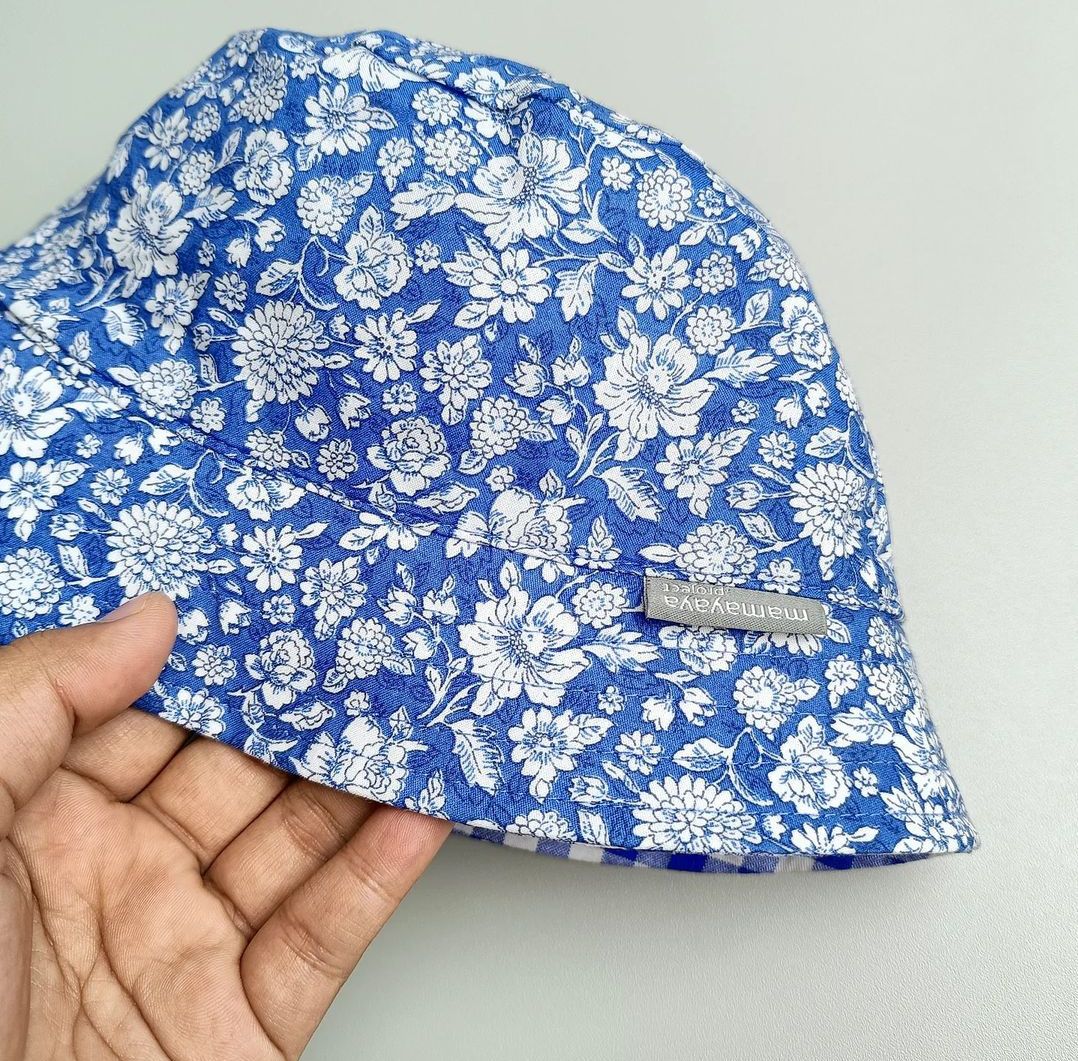 BUCKET HAT_A4259_BUNGA ASTER BIRU_56