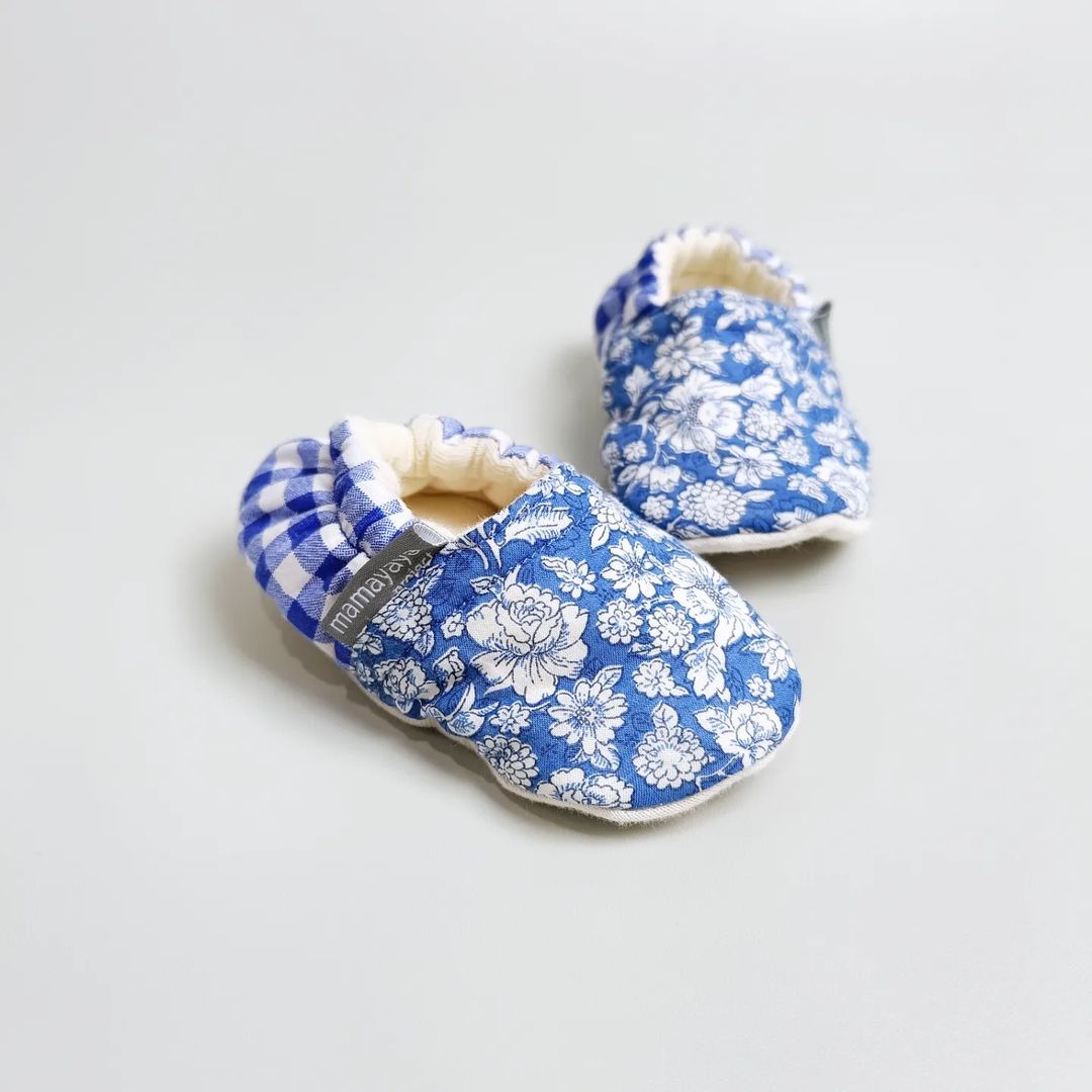BABY SHOES_A4259_BUNGA ASTER BIRU_(6-9)